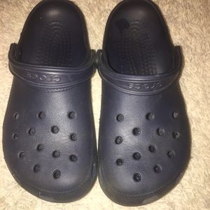 Navy blue crocs